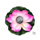 A030 Az - Ladaidra Solar Power Lotus Flower Floating Lights Decor Lawn