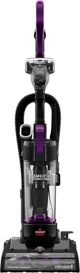 B0b6d6gml1 Bissell Cleanview Compact Turbo Upright Vacuum With Quick Release Wand