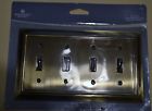 64153 Brainerd Bronze Quad - Switch Wall Zinc Cast Antique Plate Die