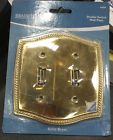 64059 Brass Rope Switch Cover Plate Double Brainerd Classic