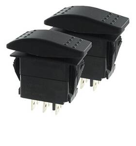 Carling Technologies Vld1s00b-azc00-000 Rocker Switches Dp On Off 20a 12v Sealed Non-il