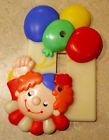 Circus Cover Carnival Vintage Room Switch Baby Child Clown Plate Light Baloon