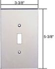 Pmp101 Clear Plate Toggle Mirror Single Acrylic Laurence .. Crl Switch