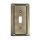 2501ab Cover Brass Lighting Outlet Single Clickplates Elk Plate Antique