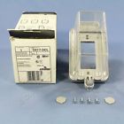 5977-dcl Cover Clear -deep Vertical Leviton Outlet Receptacle Single Raintight