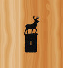 Deer8-1 Cover-clingermans Switch Textured Black Plate Deer Whitetail Poly