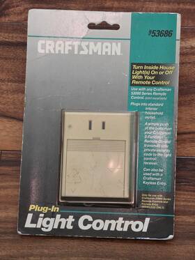 Craftsman 953636 Vintage Plug-in Light Control New