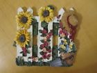 Double Switch Ceramic V1196 Garden Resin Fence Plate Figi