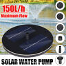 Dtl6452662 Glime Solar Powered Fountain Water Pump Bird Bath 6162142200732