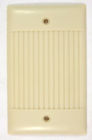 Epd-1b Duplex Ivory Patterned Bakelite Plate Mcdonald Electrical Block Cover