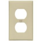 Duplex Wiring Plates Receptacle 1g Cooper 5132v Plate Standard Ivory