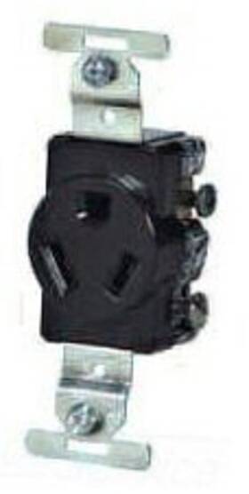 Eaton Cooper Wiring Devices 032664183201 834b-box Black Nylon 20a 277v 2p3w Str Swire Br