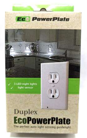 Bin1 Ec Duplex Eco Powerplate Led Nightlight With Sensor Power Plate