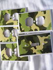 Sw605 Electrical 5 Pc Outlet Camoflauge Green Set Light Switch -