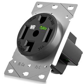 Eplesfton 14-30wr 30 Amp Ev Charging Straight Blade Device Receptacle/outlet Weather-resistant