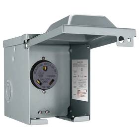 Excelfu Rpo-597463 30 Amp 125 Volt Rv Power Outlet Box Enclosed Lockable Weatherproof Nema Tt-3