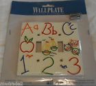 Spd-abc-101 Figi Switch Double Boats 123 Cats Abc Plate Resin Apple White Toggle Colors