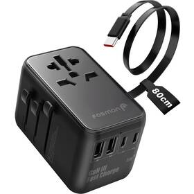Fosmon 1002789610 35w Universal Travel Adapter International Power