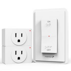 Fosmon 91679950 2 Pack Remote Control Outlet With 1x On Off Switch Etl