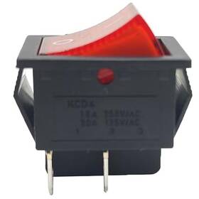 Gahuuy 2415-3 On/off Rocker Switch Canal R Series Dpst 20a 16a 125 250vac Fits Hongju