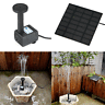 Gck3778006204664ei Anself Solar Power Water Pump Fountain Pool Garden 721047692163