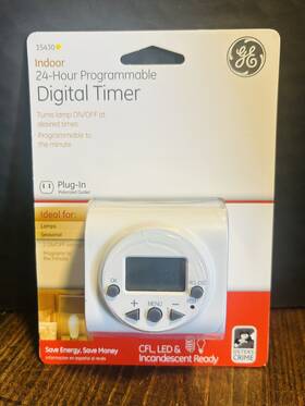 15430 Ge New Sealed Plug-in Indoor 24-hour Programmable Digital Timer-free Ship