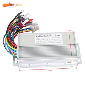 Icc1896165 Genrics Brushless Dc Motor For Bike Scooter Electric Bicycle 500w 48v Speed Controller