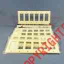 2166la Gfci Almond Covers 5 Thermoset Cooper 6gang Light Decorator Wallplate Gfi