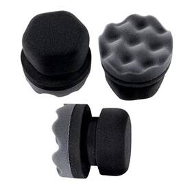 Ht0230-fba Gold Deer 3pcs Tire Shine Applicator Pad Hex Grip