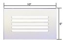 Fmg1060 Grille Mirror 10 6 " Clear Flat Acrylic