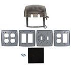 5775-0 Gry Bell Lampholders Pc 2gng Cvr Weatherproof