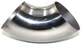 G201-3586 Gsze 3 Inch Stainless Steel Mandrel Bend Elbow 90 Thickness 18ga/.047 Wall Suitable For