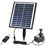 H18386-hmmfba Anself Solar Fountain Pump With Led Lighting And 696578522114