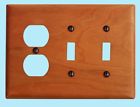 19695 Hardwood Renovator Outlet Supply Toggle Switchplate Double Cherry