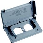 E98dhgn-car Horizontal Lot Weatherproof Box - Cover 3 Carlon Duplex Single Gang