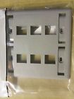Ifp26gy Hubbell Lot Gray 2gang -station 6port Plate 9