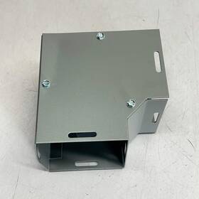 Hubbell Wiegmann L040490 Hinged Cover 4x4 Carbon Steel 90 Degree Elbow Gray