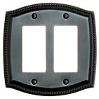 352917 Id Double 98920 Gfci Switchplate Bronze Rope Residential Venetian