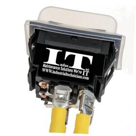 Industec Roc2234rmprw30awp Wired Waterproof Ip54 Dpdt 30a 12vdc 15a 250vac 4 Pin Quick Plug