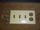 Ivory Sierra Cover Swithch 3 Smooth Outlet