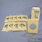 " Ivory Standard Dryer Welder 2.156 Range 2068v 1g Wallplates 10 Eagle Receptacle
