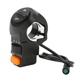 Jauarta Jauarta8hicfwg2ed Electric Light Switch Handlebar Mount Abs Easy Installation Turn