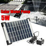Jcb7436874 Solar Powered Panel Fountain Pond Pool Water Garden Watering Pump