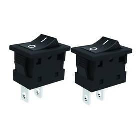 Jd02-a1 Jd Electric Co.ltd 2pcs Power Switch 6a 125v/250v Ac Boat Rocker On/off Black 2pins