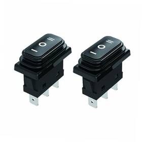 Jd Electric Co.ltd Jd03-f1 2pcs 30a Spdt Power Switch 125v/250v Ac Rocker Black 3pins
