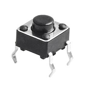 Jianfeng Store Hnn12 120 Pcs 6 X 6mm 5mm Momentary Tactile Tact Push Button Switch For Pcb 4 Pin