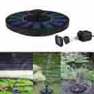 Jn1-hg46b-vd Victsing Cute Solar Powered Bird Bath Fountain Submersible Pump 1.4w Panel Kit 632423466486