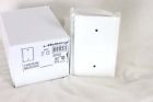 86851 Jumbo 1 20 Plate Smooth Mulberry Blank White Cover Gang Box