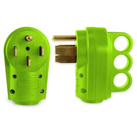 Leisurecords 630991281111 Konipl 50 Amp Male Rv Receptacle Plug Electrical Adapter Wi