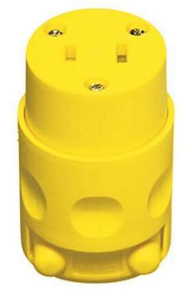 000-115cv-000 Leviton Pvc Heavy Duty Connector 15 Amp 2 Wire